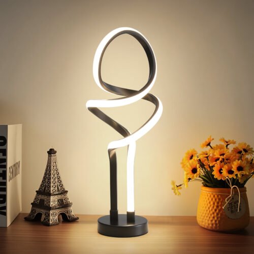 Tempor 27'' Black Dimmable Desk Lamp