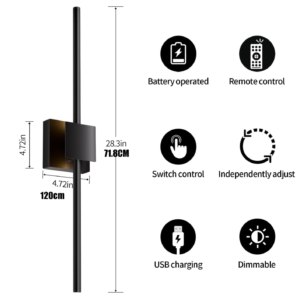 Pretium Battery Wall Sconces