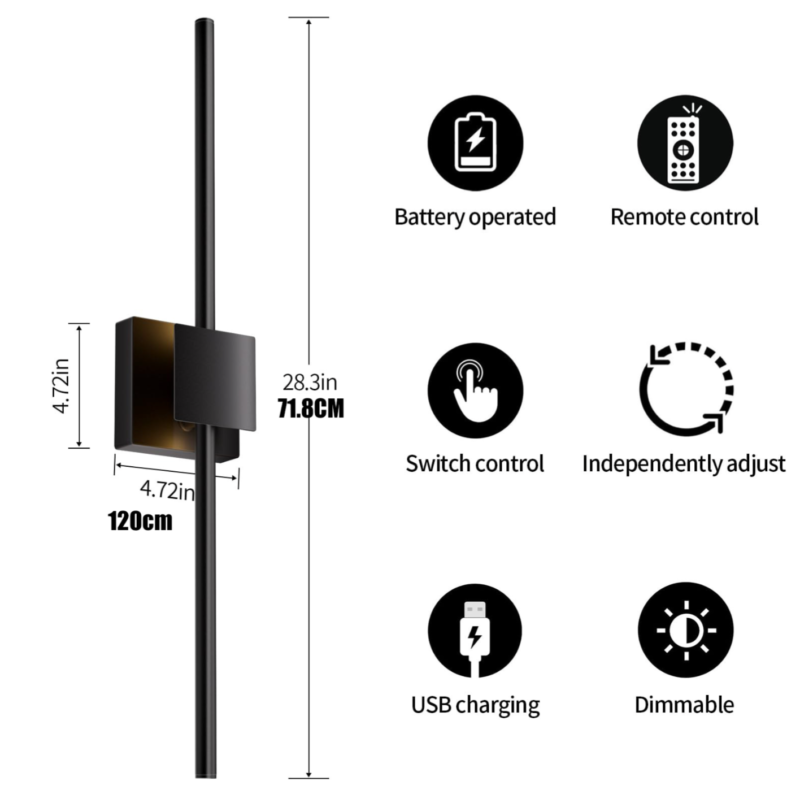 Pretium Battery Wall Sconces
